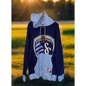 Mitchell & Ness Sweatshirt‎ Hoodie Men XL Kansas City Sporting Soccer